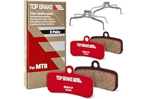 TOP BRAKE Disc Bike Brake Pads Compatible with Shimano 4 Piston Saint BR M810 M820 Deore XT M8120 Tektro TRP | MTB eMTB Downh