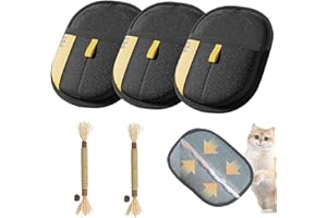 Pure Path Pet Hair Remover Glove, Purepath Pet Hair Remover Glove, Washable Reusable Electrostatic Cat Gloves,Double-Sided Re