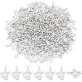 DICOSMETIC 120Pcs Dove Charms Bulk Stainless Steel Hummingbird Charms Small Hollow Pigeon Charm Peace Dove Charm for DIY Crafts, Hole: 0.9mm