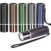 FASTPRO 6-Pack Flashlights Set, Aluminum LED Flashlights with AAA Batteries Included & Pre-Installed, Super Bright for Party Favors, Holiday Gifts, Camping, Hurricane Supplies