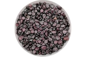 Alfykym 335g Assorted Garnet Quartz Crystals Rocks Garnet Crushed Crystal Quartz Tumbled Rocks and Crystals