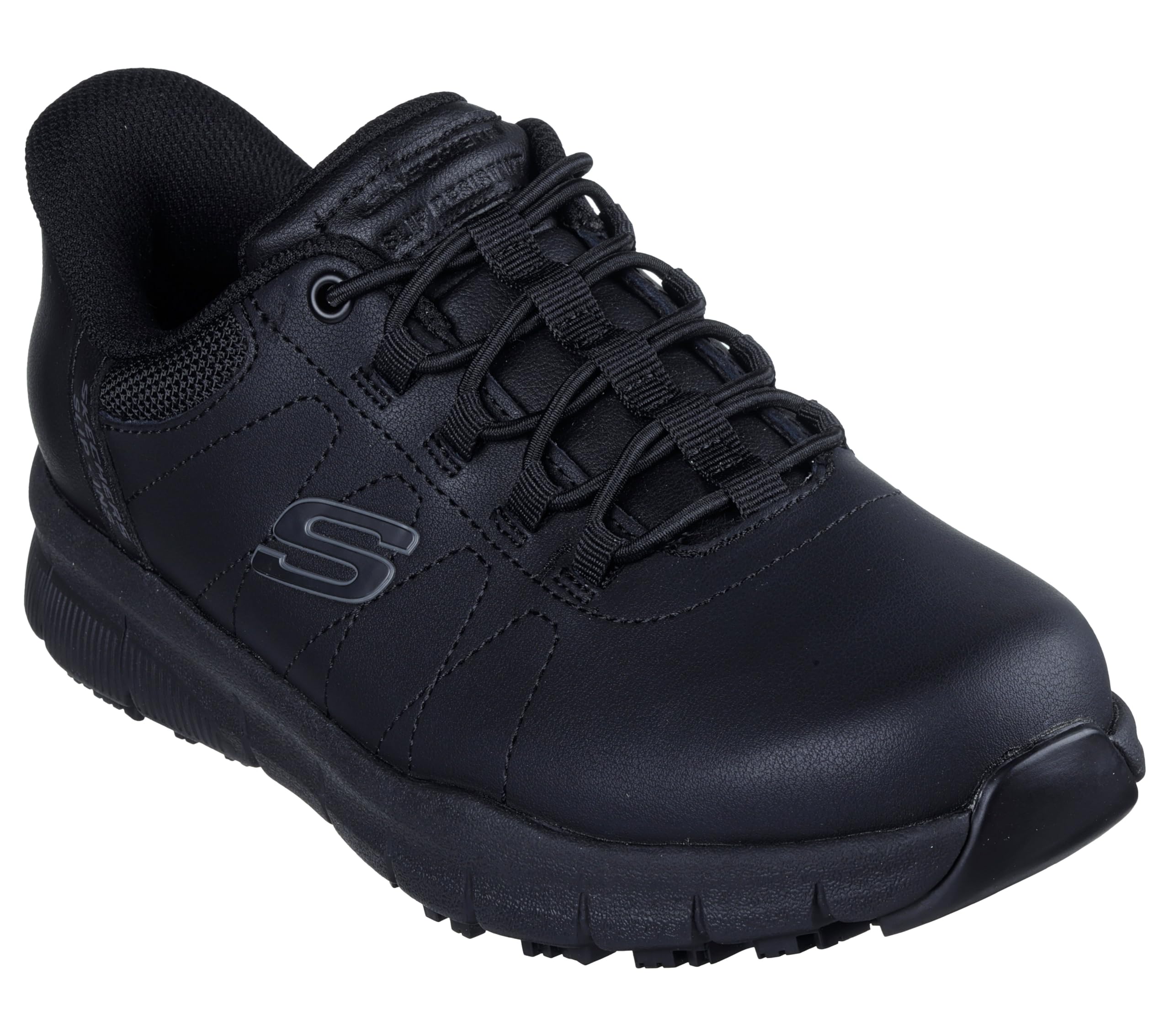 Skechers Women's Work Hands Free Slip Ins Nampa-Cottonbud Bungee Athletic Sr Food Service Shoe