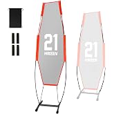 Hikeen Basketball Defender Dummy, Training Equipment for Practice Basketball Dribbling, Shooting, Passing - 2 Sizes Folding Poles, 4 Reinforced Base Sandbags
