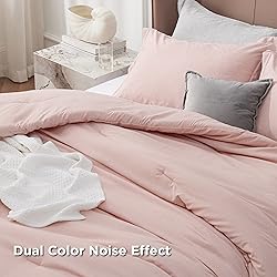 Bedsure King Comforter Set - Light Pink King Size