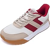 N BESUNEW Women Wide Toe Box Sneakers Lightweight Arch Support Walking Shoes for Plantar Fasciitis Slip On Platform Tennis Shoes