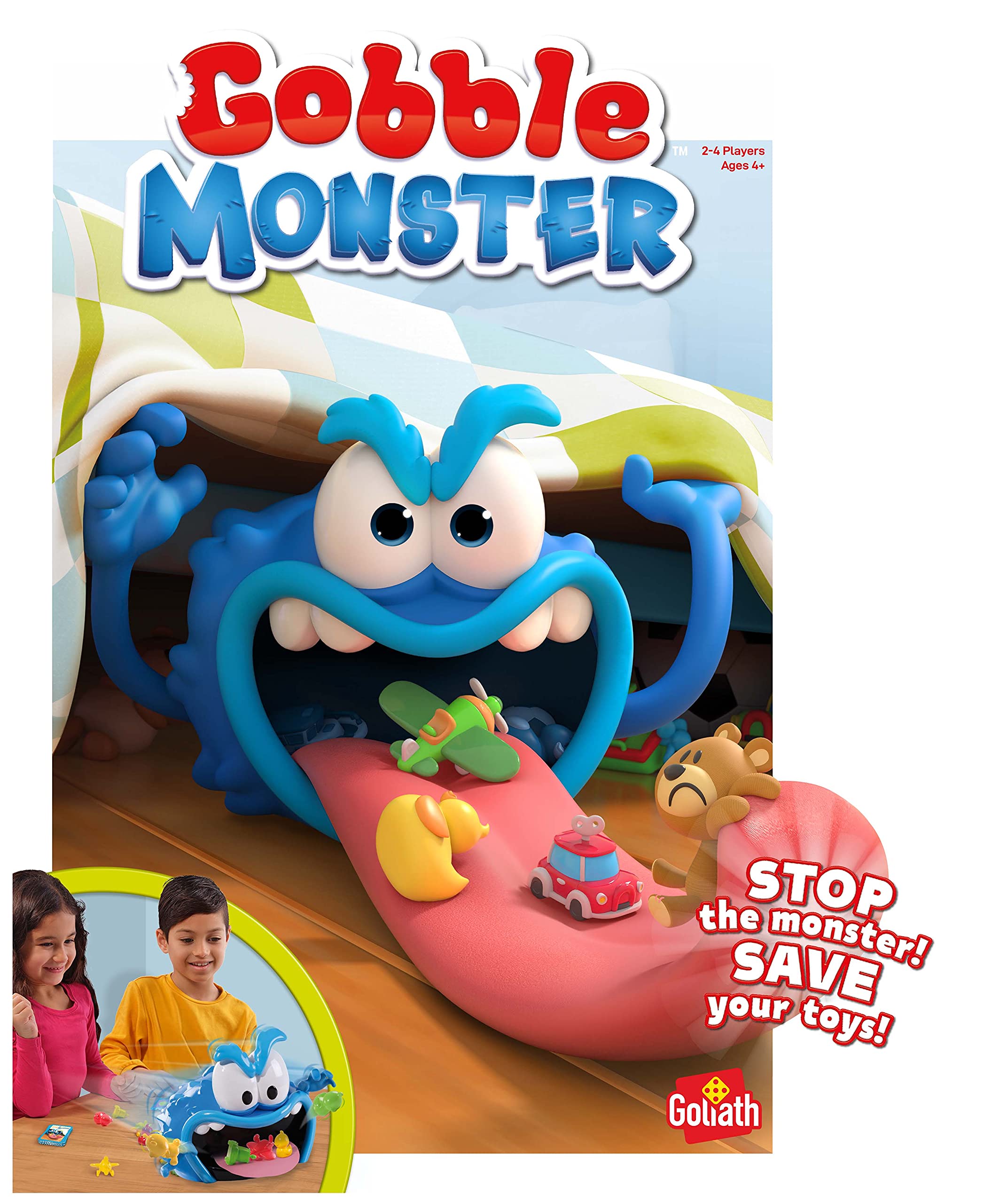 Goliath Games Gobble Monster Kids Games | For ages 4+ | For 2-4 players