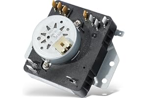 MOHTOL WED4815EW1 WGD4800XQ0 WED4950HW0 WED4800XQ4 WED5100VQ1 WED4800XQ0 W10185982 Dryer Timer Compatible with Maytag Kenmore Amana Whirlpool Dryer Timer Replacement 418-618-20-b5 WPW10185982VP, 230VAC 60Hz