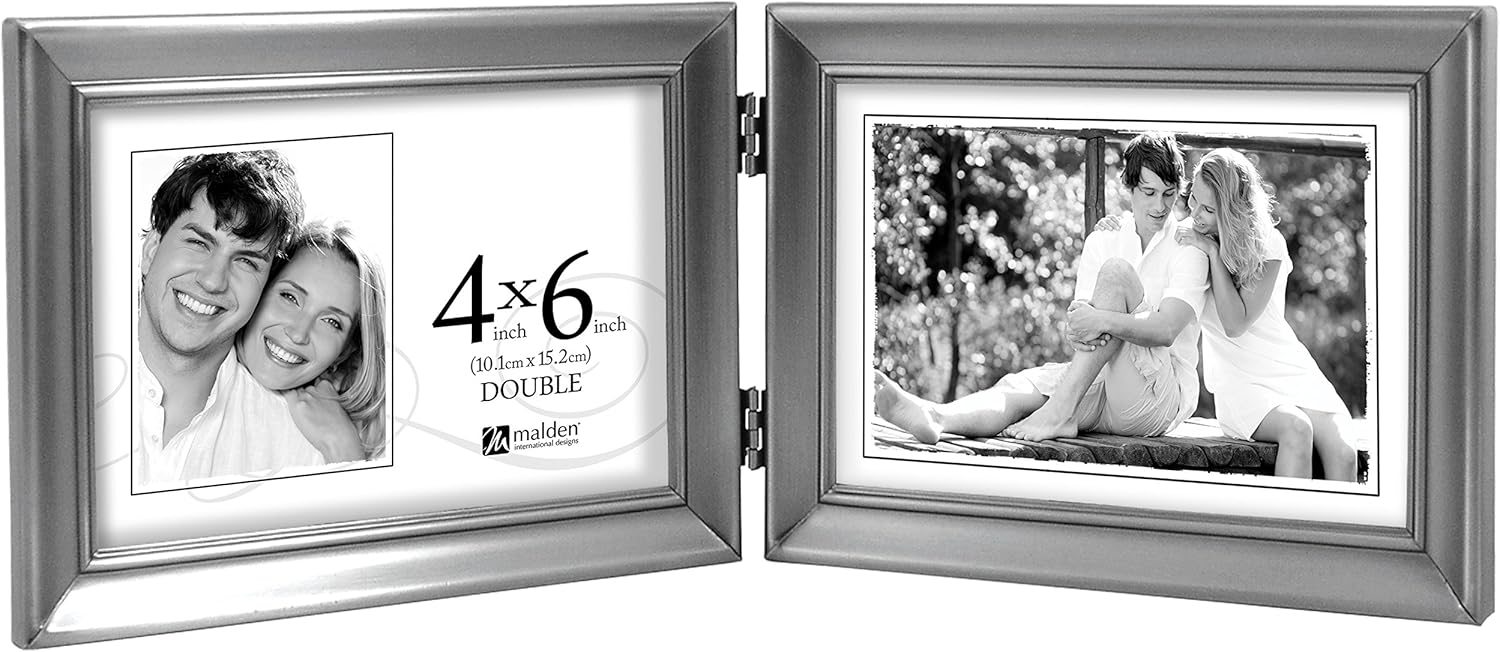 Malden International Designs Concourse Pewter Metal Hinged