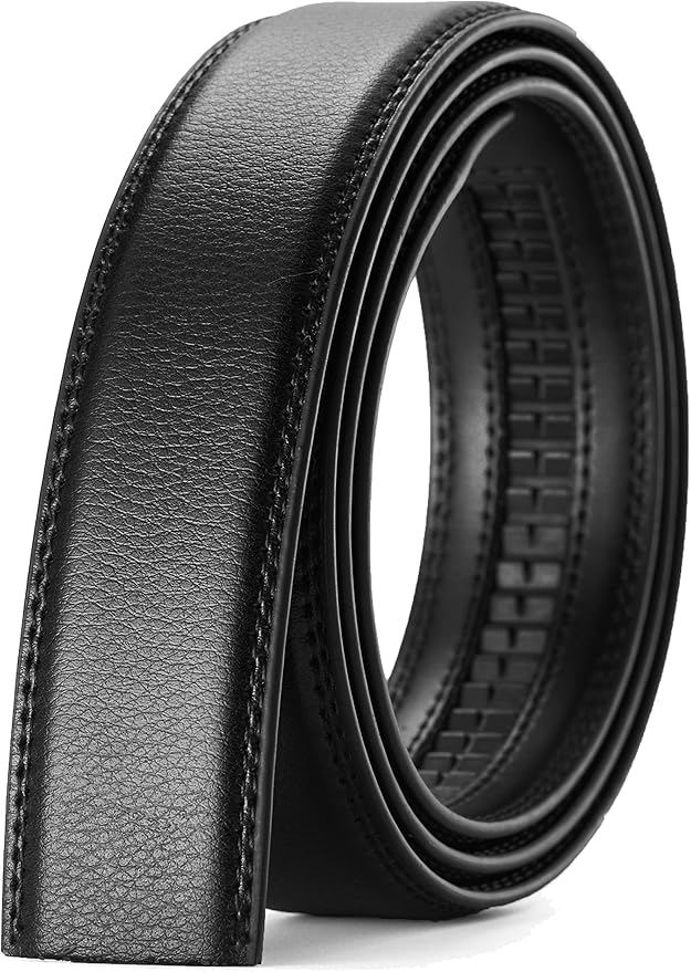 CHAOREN Ratchet Belt Replacement Strap 1 3/8”, Leather Belt Strap for 40MM Slide