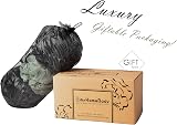 myHomeBody 70g Loofah Sponge 3 Pack Graphite Gray Sage Green Exfoliating Bath view 6