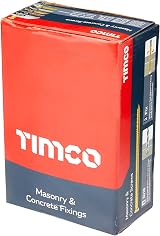 TIMCO 00150TCON ZYP Multi-Fix Concrete Screw 7.5 x 150 Yellow Box of 100