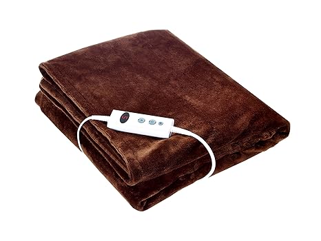 Promed Kuschelheizdecke KHP-2.3, Heizdecke mit Abschaltautomatik, Wärmedecke, XXL-Maße, 180x130cm, 10 Temperaturstufen, 1-9 S