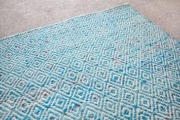 Green Decore Arabischer Teppich Aus Recycelter Sari Seide 120 X