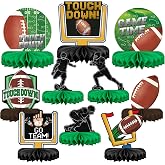 Gatherfun10PCS Football Party Decorations Football Table Centerpiece Football Honeycomb Centerpieces Table Toppers for Football Birthday Party Football Game