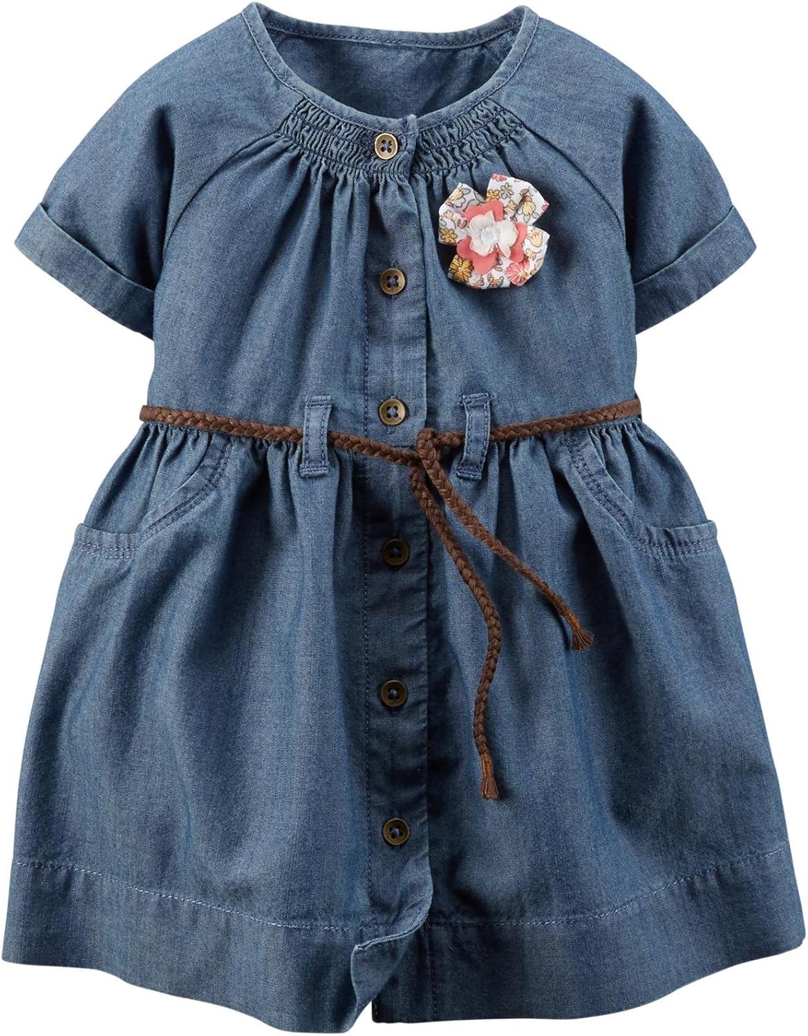 baby girl chambray dress