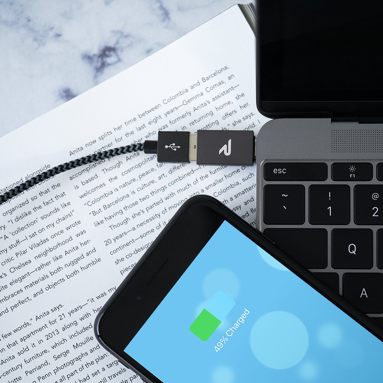 Adaptateur USB-C Vers USB 3.0 - Lot De 2 - OTG Pour Smartphone