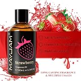 MAYJAM Strawberry Fragrance Oil 100ML with Glass Dropper Diffuser Oil view 3