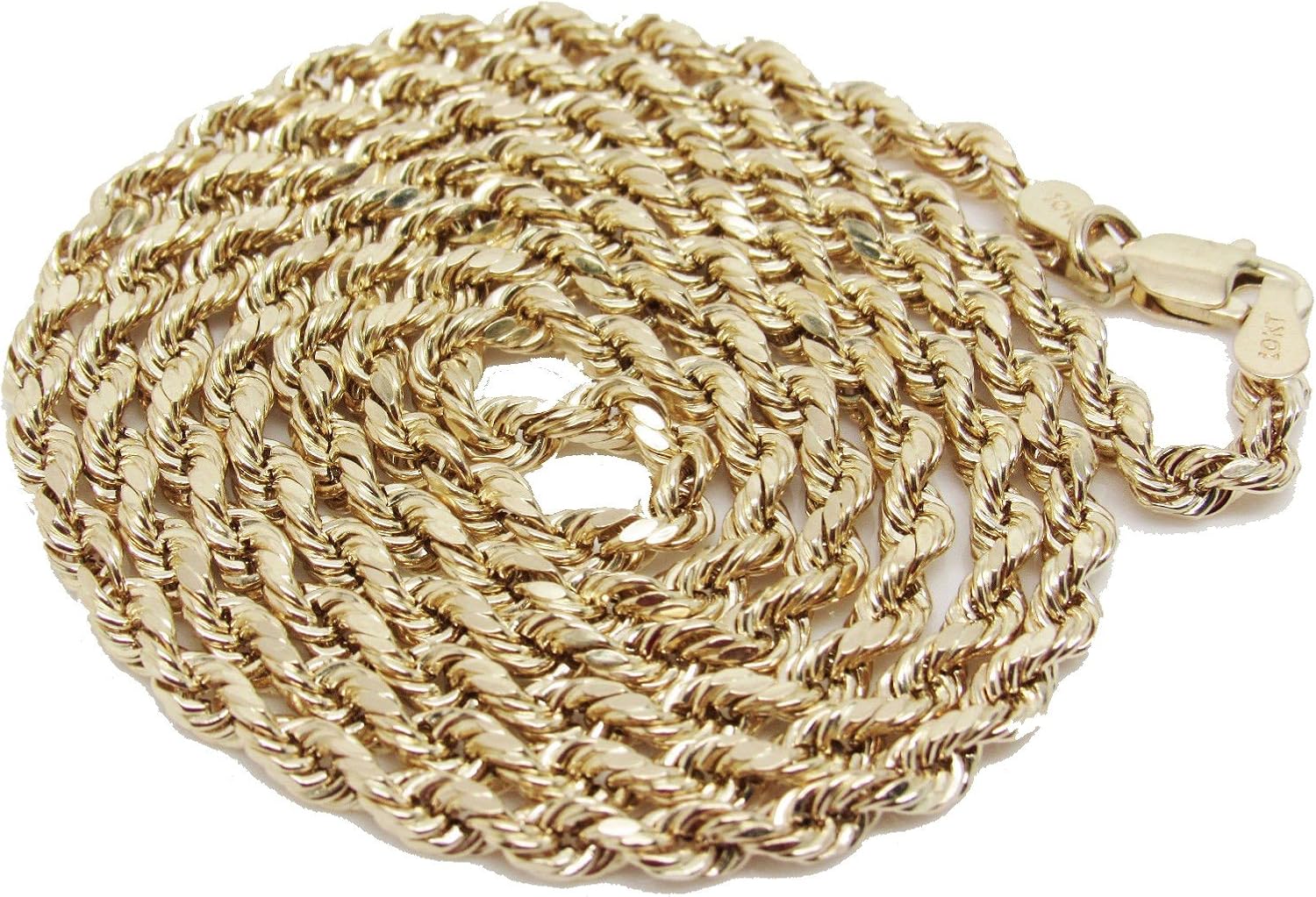 Jewelry 10K Yellow Gold Italian Rope 
