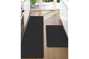 Color&Geometry Anti Fatigue Cushion Kitchen Mat for Floor,Easy Clean, Water & Oil Proof, Anti Slip, Foam Rubber Runner Rug fo