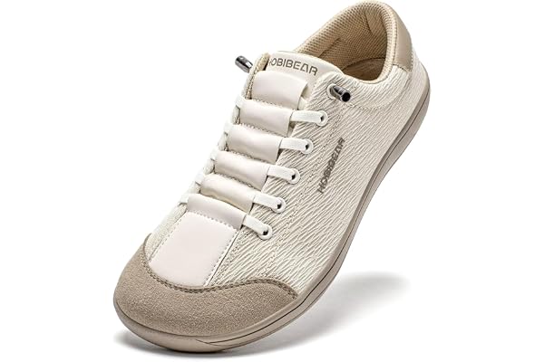 HOBIBEAR Barefoot Shoes Mesh Lightweight Wide Toe Box Zero Drop Slip-on Shoes for Women