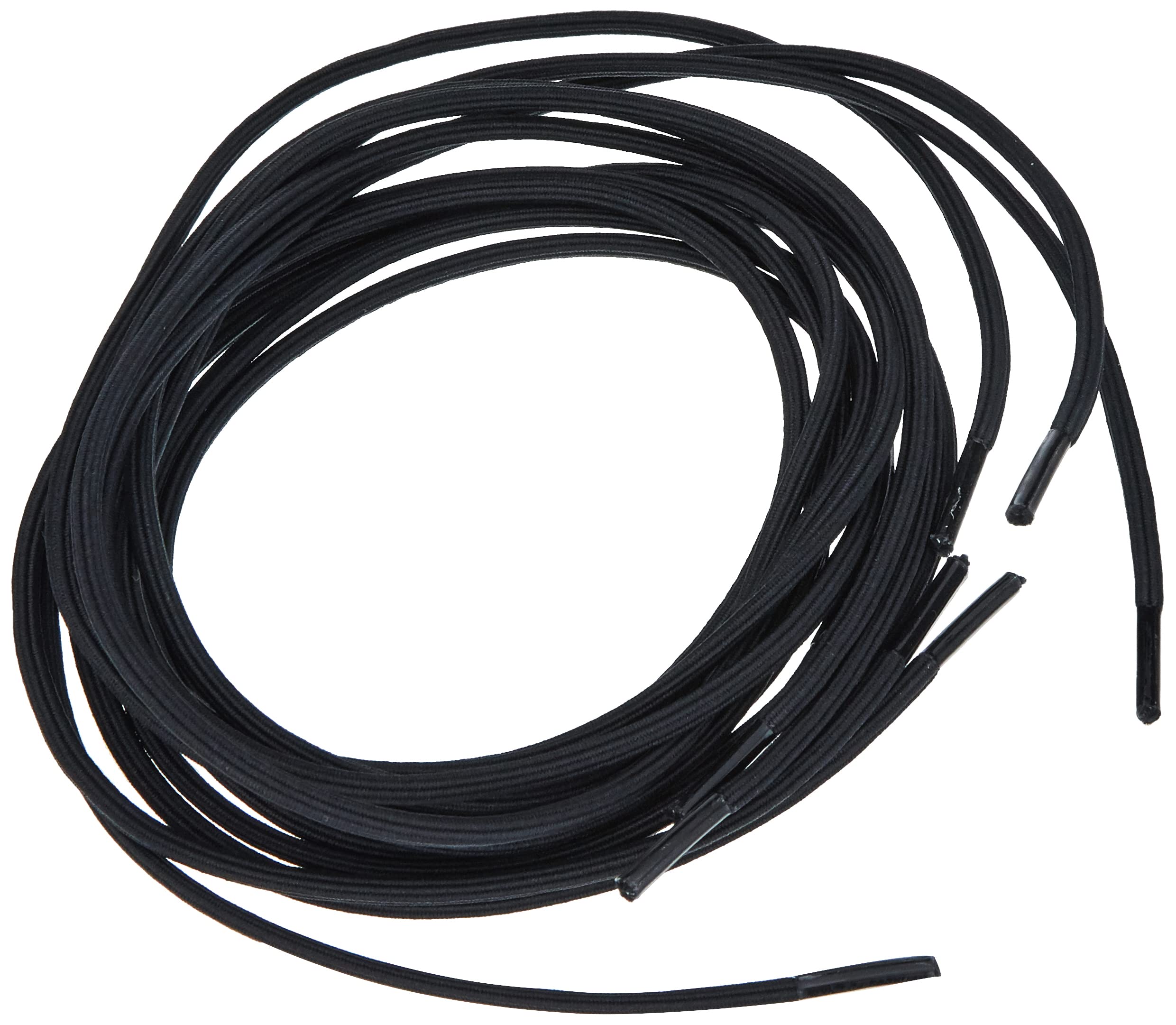 NRS Healthcare Elastic Shoe Laces Pair, Pack of 3 - Black