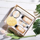 Spa Luxetique 6pcs Vanilla Bath Gift Set Travel Bag Hand Cream Body Lotion view 2