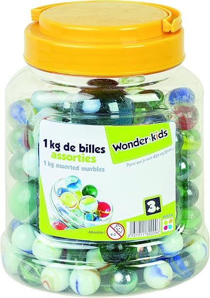 The Game Of Marbles Wooden Box Billes 21 New In Box 8 49 Picclick