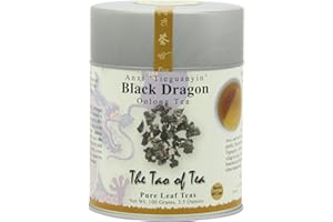 The Tao of Tea, Black Dragon Oolong Tea, Loose Leaf, 3 .5-Ounce Tins (Pack of 3)