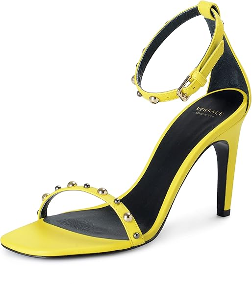 yellow strap shoes