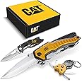 Cat 3 Piece 9-in-1 Multi-Tool, Knife, and Multi-Tool Key Chain Gift Box Set - 240125
