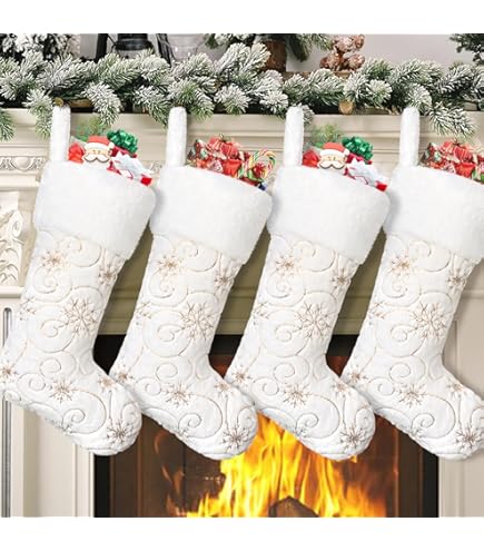Amazon.com: Dremisland 4 Pack Christmas Stockings - 20 Inch