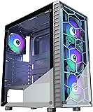 MOROVOL ATX PC Case 4 RGB Fans