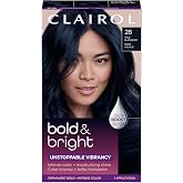 Clairol Bold &amp; Bright Permanent Hair Dye, 28 Blue Black | Pack of 1 | Intense Vibrancy + Moisturizing Shine | Includes Color Boost Glaze to Amplify Color Anytime