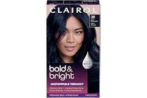 Clairol Bold & Bright Permanent Hair Dye, 28 Wild Blackberry Hair Color, Pack of 1