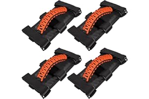 4 x Roll Bar Grab Handles Grip Handle for Jeep Wrangler JK JKU JL JLU TJ YJ Sports Sahara Freedom Rubicon Unlimited Gladiator