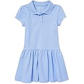 The Children's Place Baby-Girls and Toddler Short Sleeve Pique Polo Dress Drop Waist