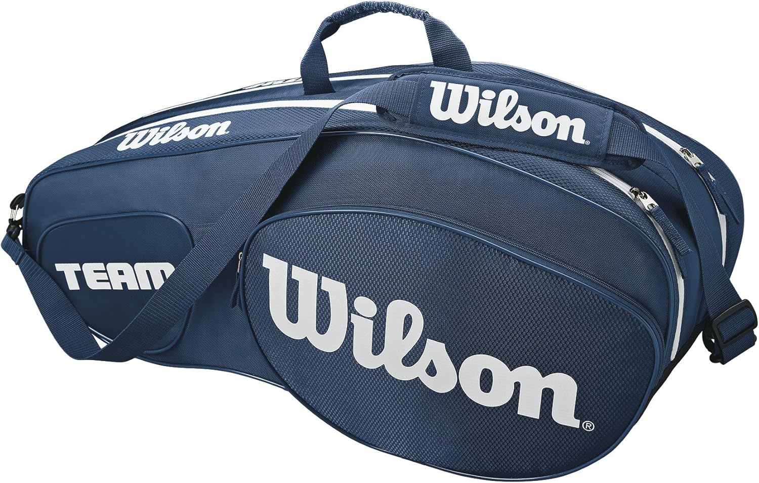 WILSON Team III Bolsa de Tenis, 6 por Paquete, Azul, Paquete de 6