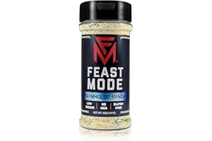 NEW! Farmhouse Ranch - Feast Mode Flavors - Low Sodium, No MSG, All Natural, Meal Prep Seasoning, Savory, Vinegar, Buffalo
