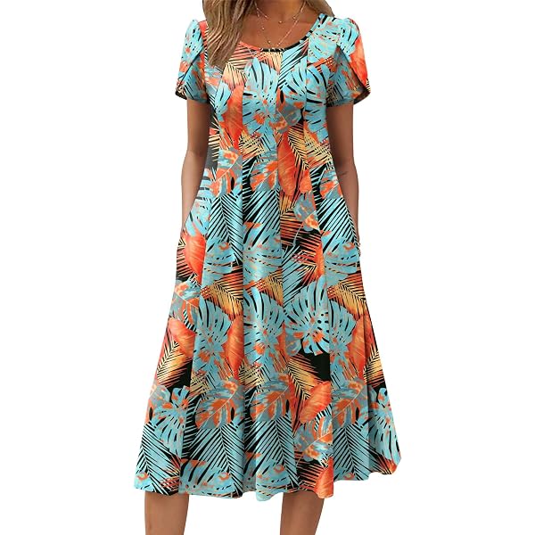 Mud Pie Women's Kallie Maxi Dress - Lined Poly Chiffon, Back Ties, Flounce Hem (Approx. 53" Length) - View #12