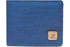 Lanyani Minimalist Fabric Wallet Bifold RFID Blocking
