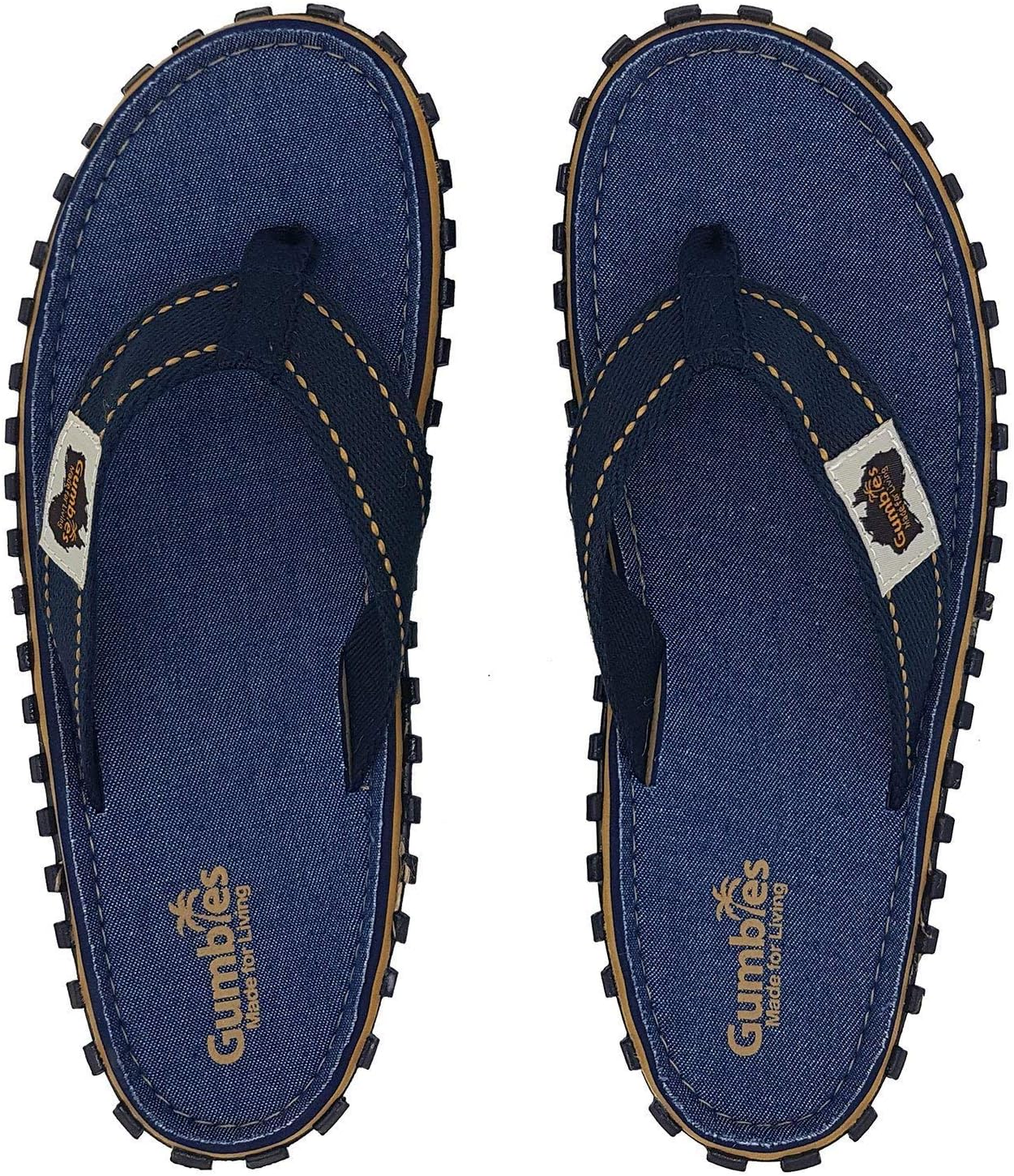 gumbies flip flops size 6