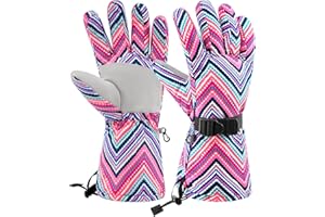 BAVST Kids Winter Snow Gloves for Boys Girls Waterproof Ski Toddler Baby Mittens Outdoor for Teens