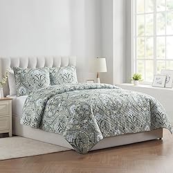 VCNY Home - Full/Queen Quilt Set, Pinsonic Bedding