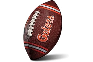 Franklin Sports Kids NCAA Youth Football - Official College Team Football with Team Logos - Junior Size