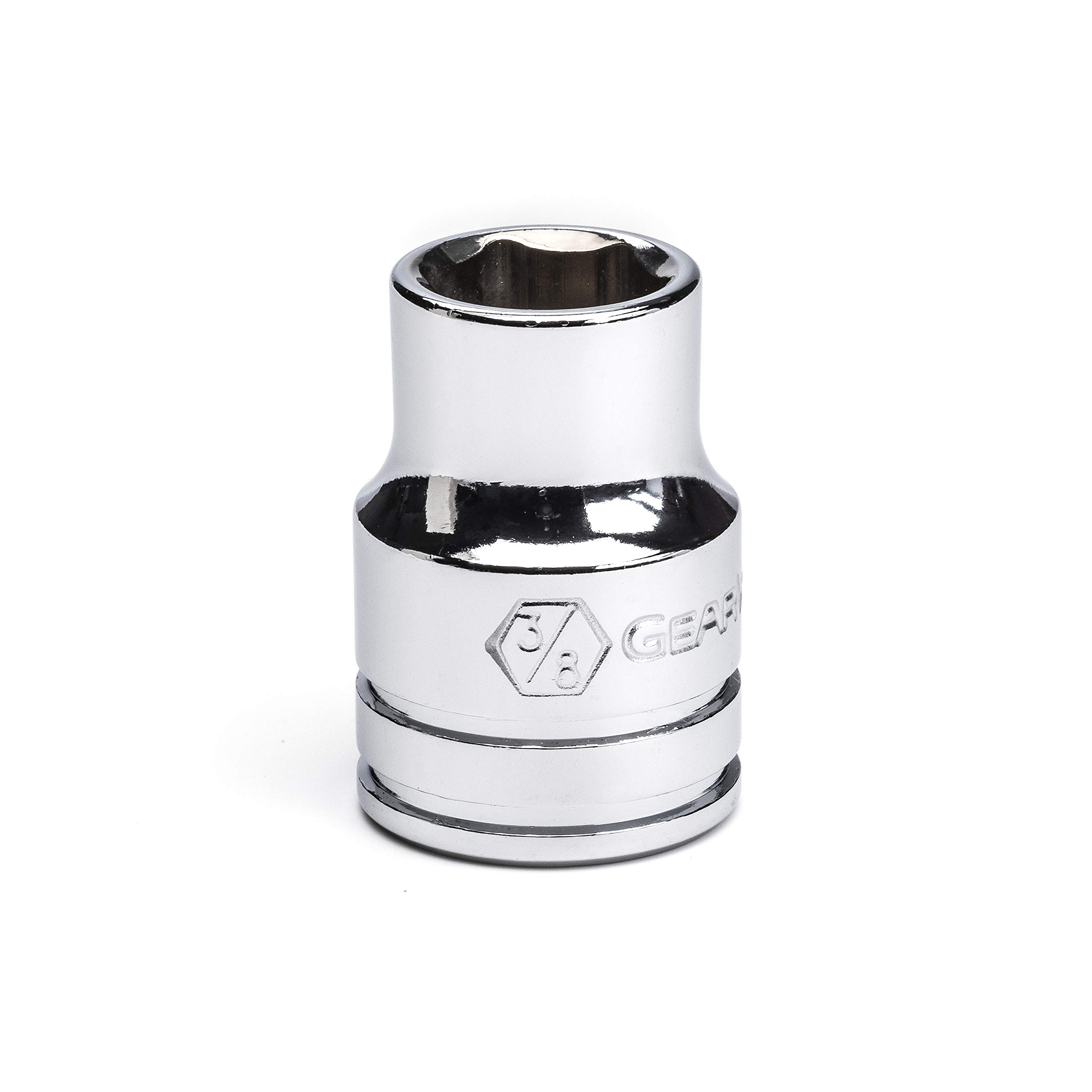 Gearwrench 80352 Socket, 6 Point, 3/8" Drive, 3/8"