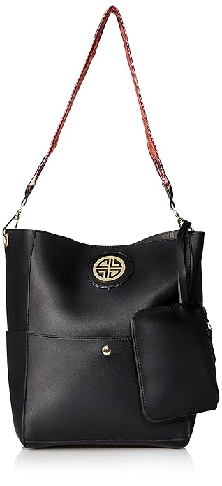 Carlton London Womens Shoulder Bag (Black)