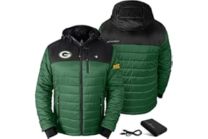 ActionHeat Men's NFL 5V Battery Heated Insulated Puffer Full-Zip Jacket