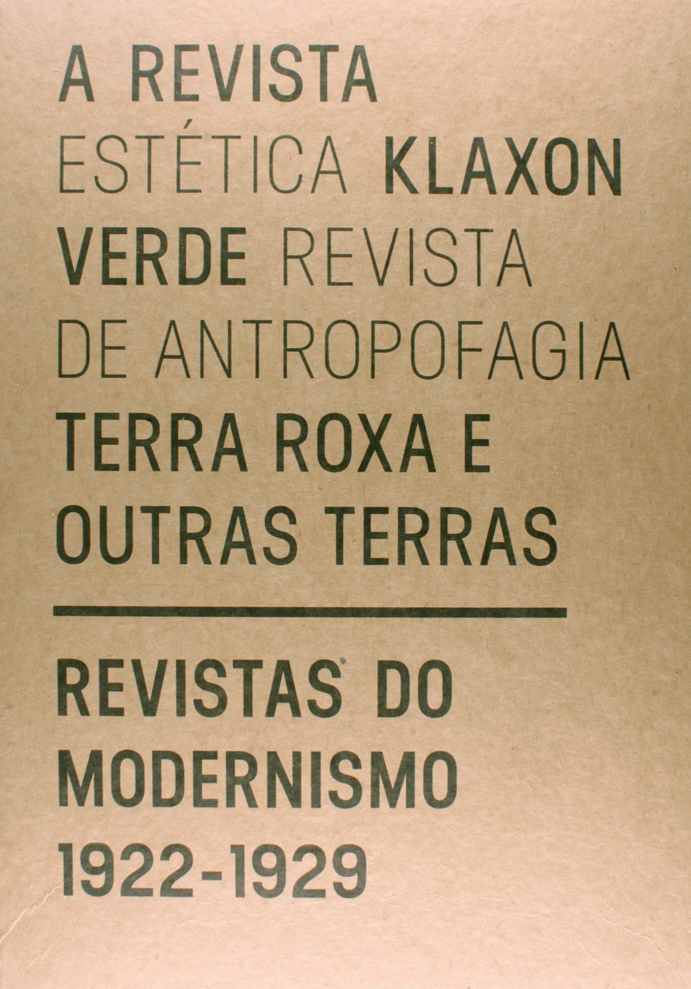 Revistas do Modernismo. 1922-1929 - Caixa - Livros na Amazon ...