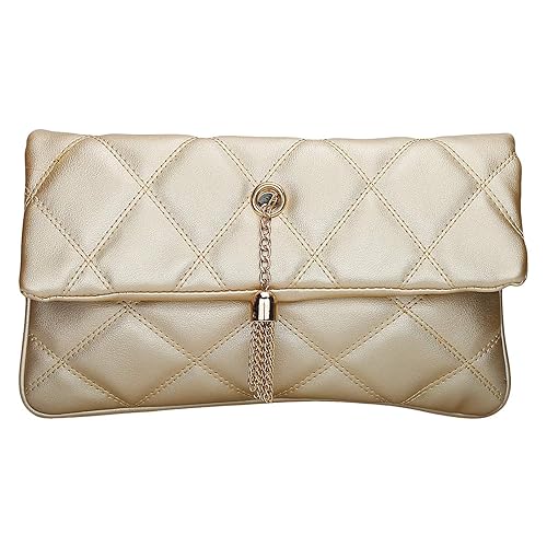 Lino Perros Womens Clutch (Gold)