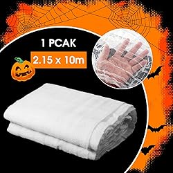 Boao Halloween Cheese cloth 85 x 394 Inch White